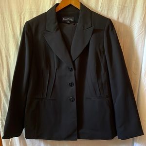 NWOT Evan Picone Black Pantsuit